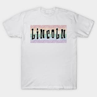 LGBTQ PATTERN AMERICA LINCOLN T-Shirt